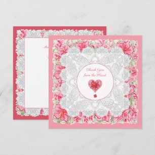 Hibiscus & lace RED