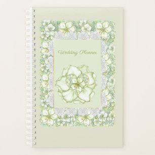 Hibiscus & lace WHITE Planner