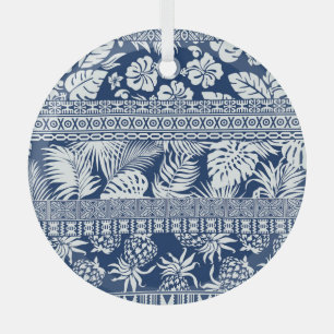 Hibiscus, leaves: Hawaiian ornament wallpaper.