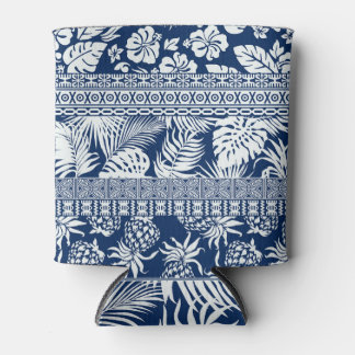 Hibiscus, leaves: Hawaiian ornament wallpaper. Can Cooler
