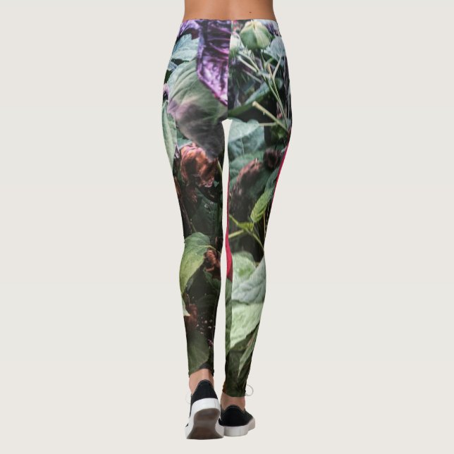 Hibiscus Leggings (Back)