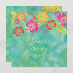 HIBISCUS LEIS/LUA/WEDDING INVITATIONS