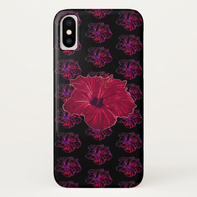 Hibiscus Love Case-Mate iPhone Case (Back)