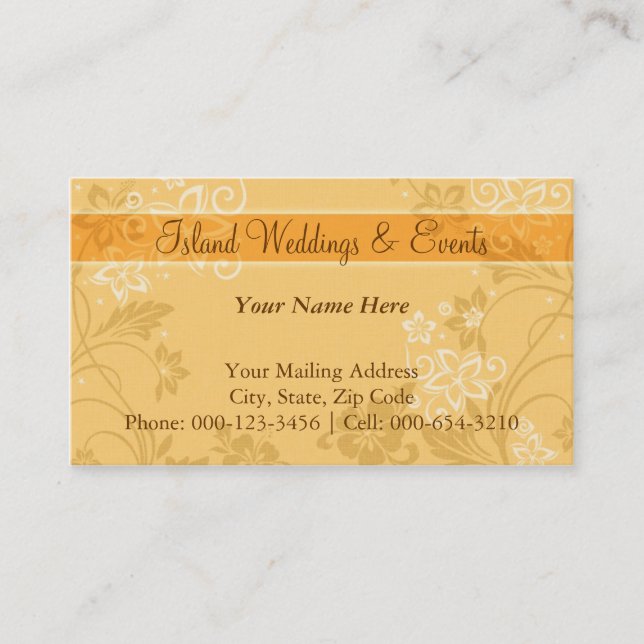 hibiscus motif.org ~ bc business card (Front)