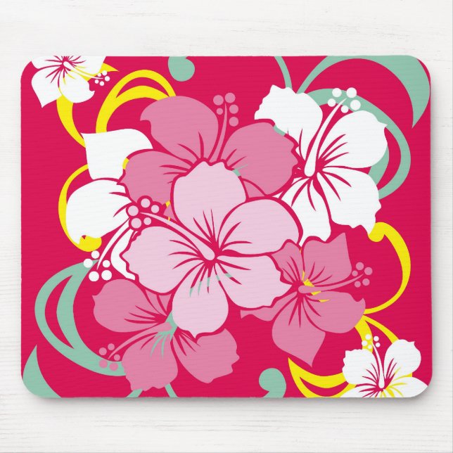 Hibiscus Mouse Pad (Front)