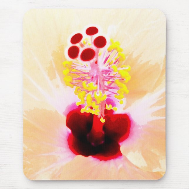 Hibiscus Mouse Pad (Front)