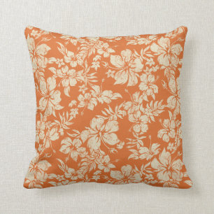 Hibiscus Pareau Hawaiian Decorative Pillows