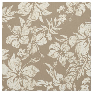 Hibiscus Pareau Hawaiian Floral Aloha Shirt Print Fabric