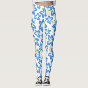 Hibiscus Pattern Leggings