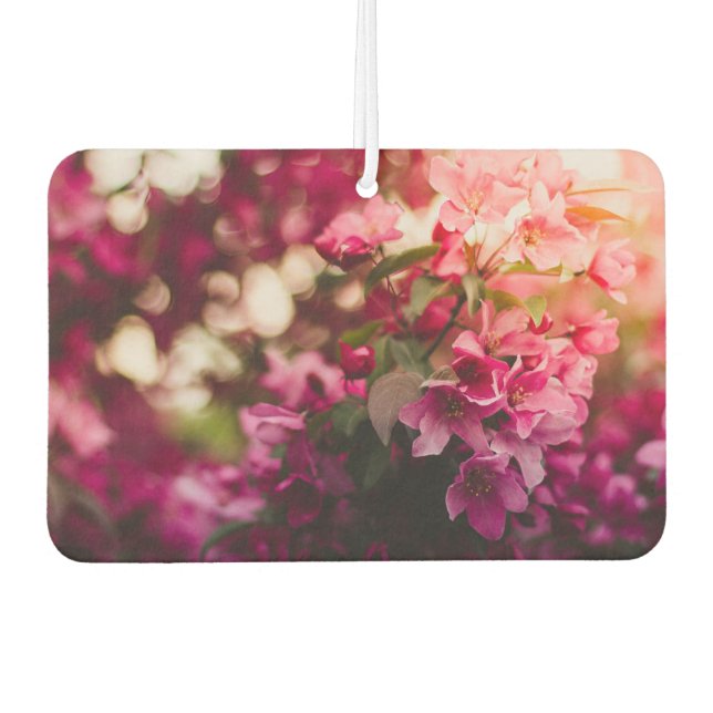 hibiscus, pearl flower heart air freshener (Front)