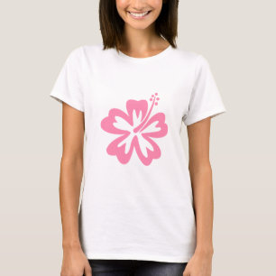 hibiscus pink j T-Shirt