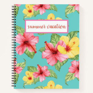 Hibiscus Print Notebook