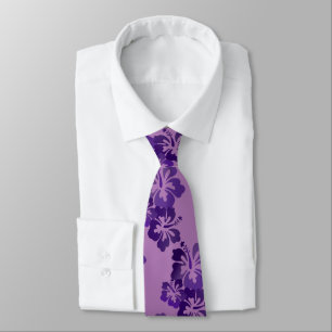 Hibiscus purple tie