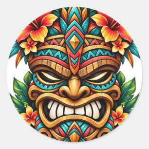 Hibiscus Shield Guardian Sticker