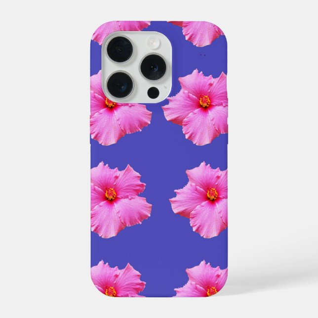 Hibiscus  Summer Breeze,_ iPhone Case (Back)