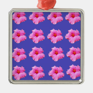 Hibiscus  Summer Breeze,_ Metal Tree Decoration