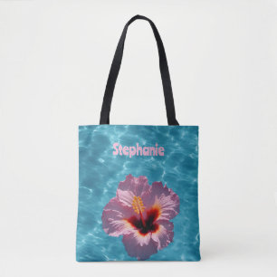 Hibiscus Summer Tote Bag