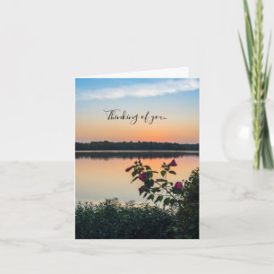 Hibiscus Sunrise Thinking Of You Card