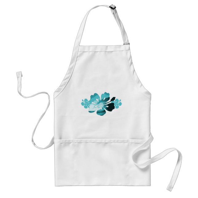 Hibiscus surf style standard apron (Front)