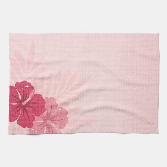 Hibiscus Tea Towel (Horizontal)