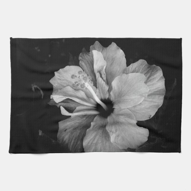 Hibiscus  tea towel (Horizontal)