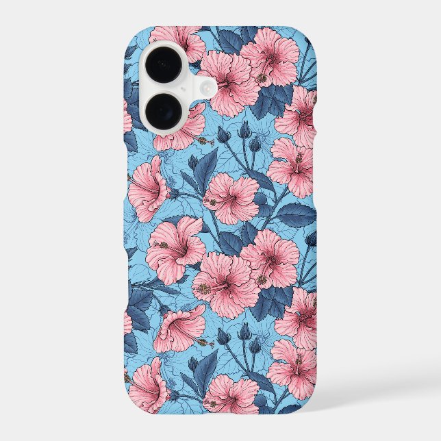 Hibiscus Tropical Floral Pattern (Back)