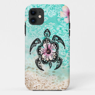 Hibiscus Turtle iPhone 11 Case