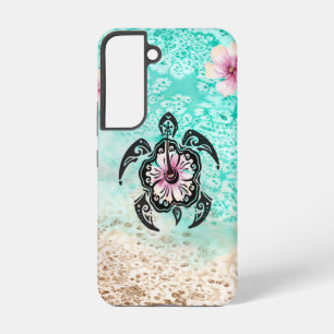 Hibiscus Turtle Samsung Galaxy Case