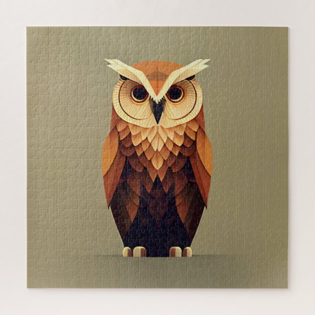 Hibou Jigsaw Puzzle (Vertical)