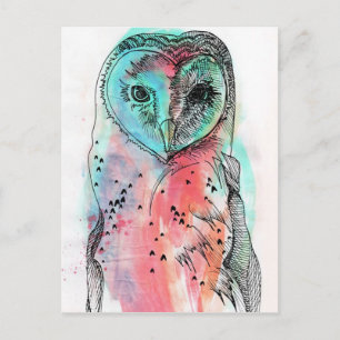 Hibou Postcard