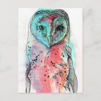 Hibou Postcard