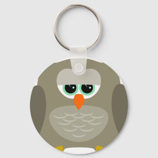 Hibou triste key ring