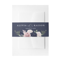 hic Elegant Blush Navy Blue Wedding