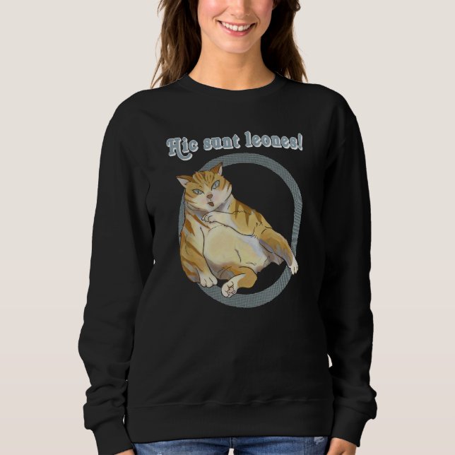 Hic sunt leones  sweatshirt (Front)
