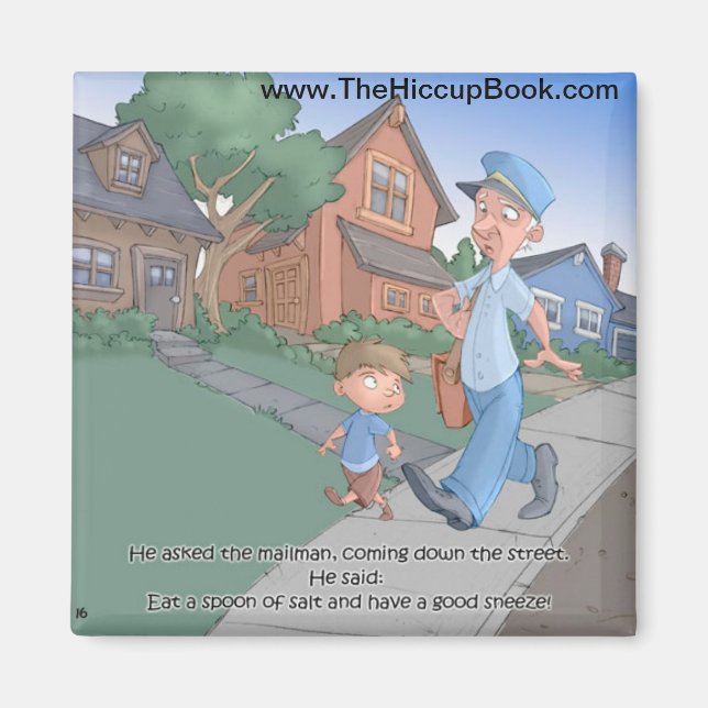 Hiccup Book magnet - The Mailman (Front)