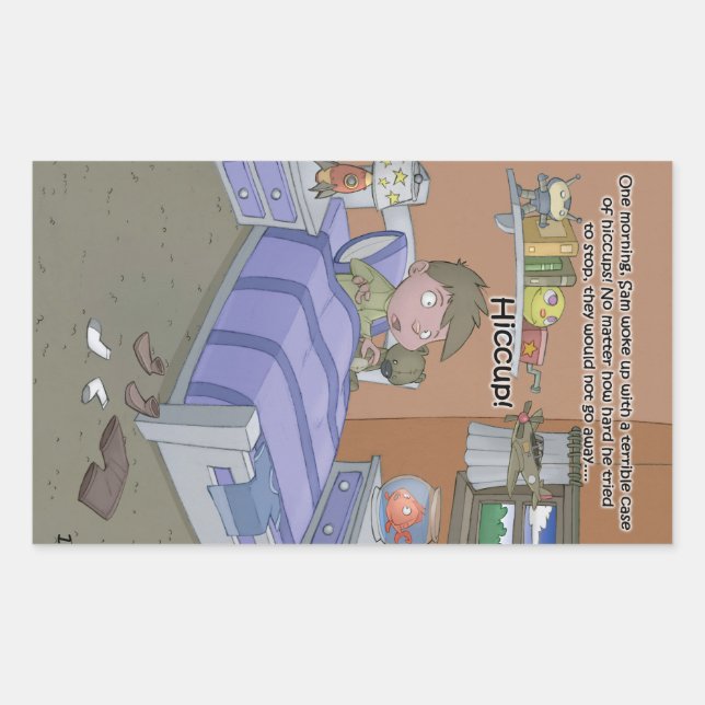 Hiccup Book sticker - page 1 (Front)