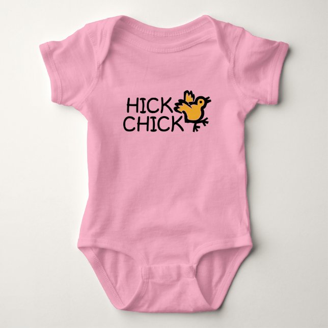 Hick Chick Baby Bodysuit (Front)