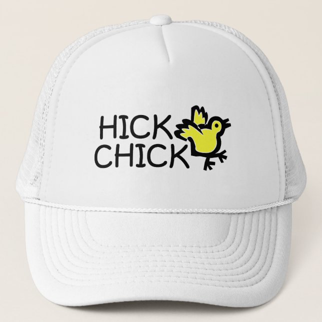 Hick Chick Ladies Trucker Style Hat (Front)