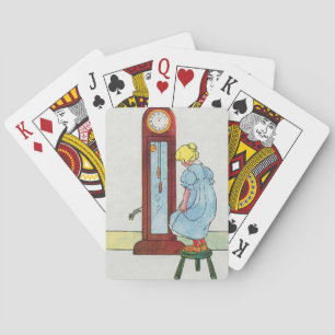 Hickory, Dickory, Dock Mother Goose Nursery Rhyme Playing Cards