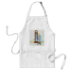Hickory, Dickory, Dock Mother Goose Nursery Rhyme Standard Apron