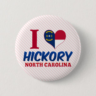 Hickory, North Carolina 6 Cm Round Badge