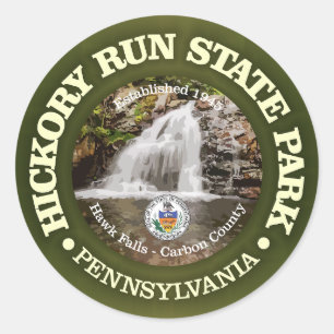 Hickory Run SP Classic Round Sticker