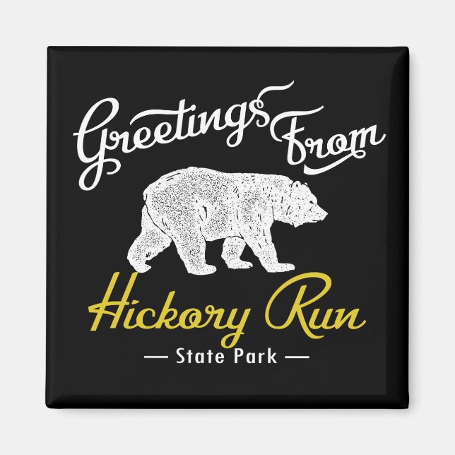 Hickory Run State Park Bear Magnet (Front)