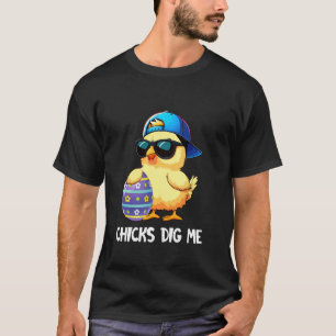 hicks Dig Me Easter Toddler Boys Men Happy Easter T-Shirt