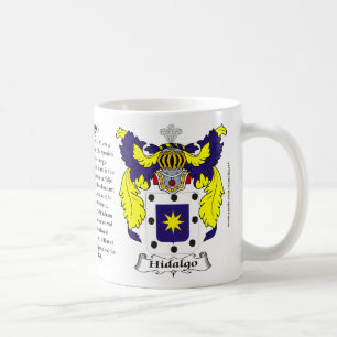 Hidalgo Family Coat of Arms Coffee Mug