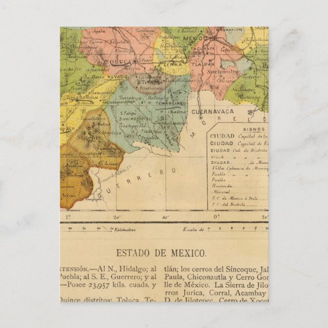 Hidalgo, Mexico Postcard (Front)