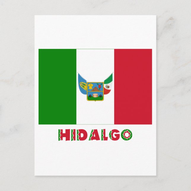 Hidalgo Unofficial Flag Postcard (Front)