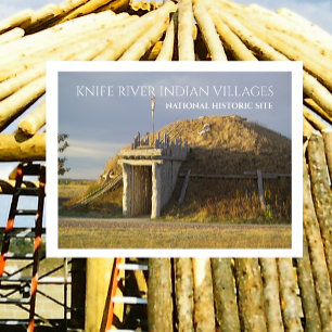 Hidatsa Earthlodge, Knife River Indian Villages Postcard