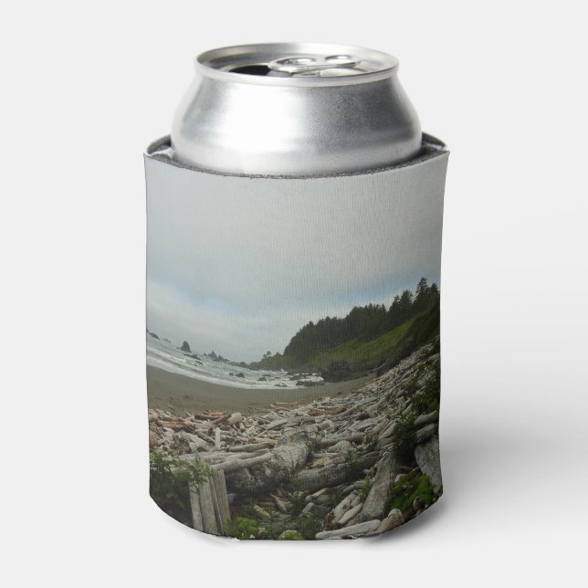 Hidden Beach I at Redwood National Park Can Cooler (Can Front)