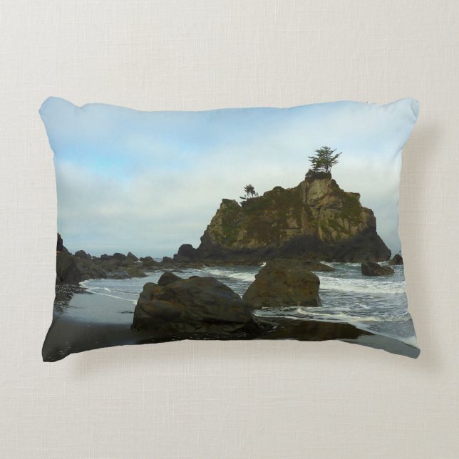 Hidden Beach II at Redwood National Park Decorative Cushion (Front)